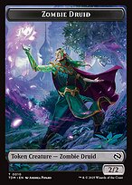 Zombie Druid — Tarkir: Dragonstorm Tokens 10