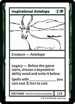 Inspirational Antelope — Mystery Booster Playtest Cards 2021 78