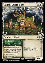 Lebre do Escudo Polínico // Criação de Lebres — Wilds of Eldraine 293