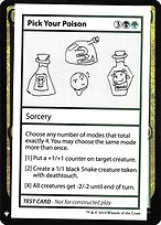 Pick Your Poison — Mystery Booster Playtest Cards 2019 97