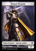 Human Soldier — Murders at Karlov Manor Commander Tokens 2