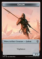 Golem — Aetherdrift Commander Tokens 15