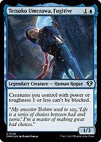 Tetsuko Umezawa, Fugitiva — Commander Masters 126