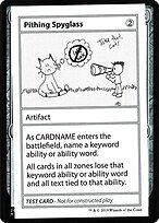 Pithing Spyglass — Mystery Booster Playtest Cards 2021 108