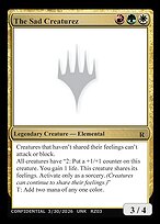 The Sad Creaturez — Unknown Event RZ03u