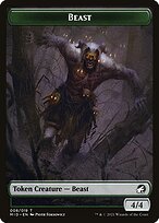 Beast — Innistrad: Midnight Hunt Tokens 8