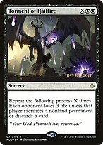 Tormento de Granizo Flamejante — Hour of Devastation Promos 77s