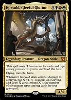 Korvold, Glutão Alegre — Wilds of Eldraine Commander 26