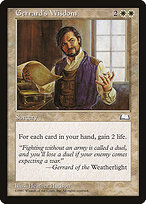 Sabedoria de Gerrard — Weatherlight 15