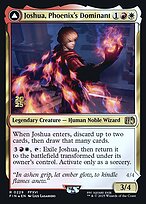 Joshua, Phoenix's Dominant // Phoenix, Warden of Fire — Final Fantasy Promos 229s