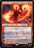 Chandra, Inferno Desperto — Core Set 2020 Promos 127p