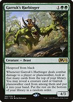 Anunciador de Garruk — Core Set 2021 Promos 185p