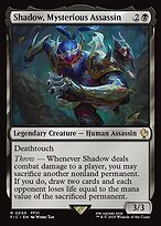 Shadow, Mysterious Assassin — Final Fantasy Commander 50