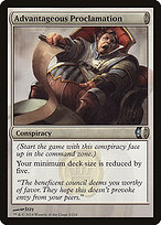 Advantageous Proclamation — Conspiracy 1