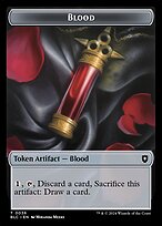 Blood — Bloomburrow Commander Tokens 36