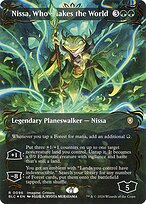 Nissa, Abaladora do Mundo — Bloomburrow Commander 96