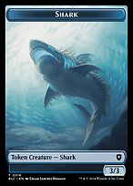 Shark — Bloomburrow Commander Tokens 16