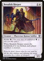 Adormecido de Benália — Dominaria United 8