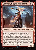 Sarkhan, Dragon Ascendant — Tarkir: Dragonstorm Promos 118p