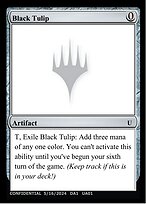 Black Tulip — Unknown Event UA01a
