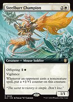 Steelburr Champion — Bloomburrow Commander 48