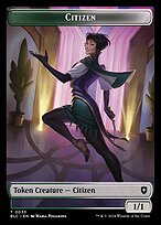 Citizen — Bloomburrow Commander Tokens 33