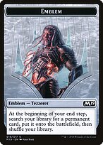 Tezzeret, Artifice Master Emblem — Core Set 2019 Tokens 16