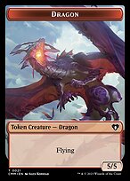 Dragon — Commander Masters Tokens 21