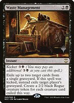 Gerenciamento de Dejetos — New Capenna Commander Promos 40p