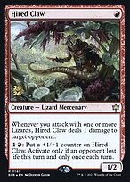 Hired Claw — Bloomburrow Promos 140s