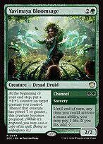 Yavimaya Bloomsage // Channel — Secrets of Strixhaven Commander 44