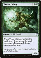 Voz de Muitos — Kaldheim Commander 77