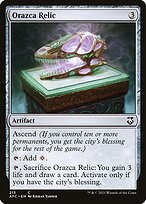 Relíquia de Orazca — Forgotten Realms Commander 213