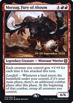 Moraug, Fúria de Akoum — Zendikar Rising Promos 150s