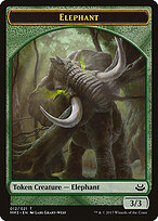 Elephant — Modern Masters 2017 Tokens 12