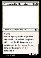 Agoraphobic Phyrexian — Unknown Event RW05a