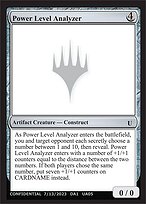 Power Level Analyzer — Unknown Event UA05c