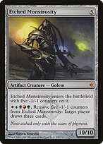 Monstruosidade Entalhada — New Phyrexia 135