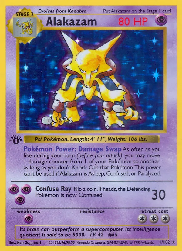 Alakazam — Coleção Básica 1