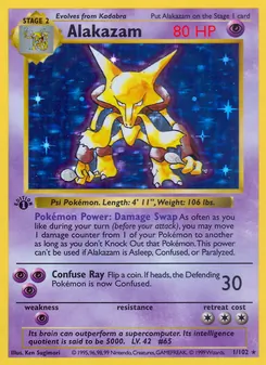 Alakazam — Coleção Básica 1