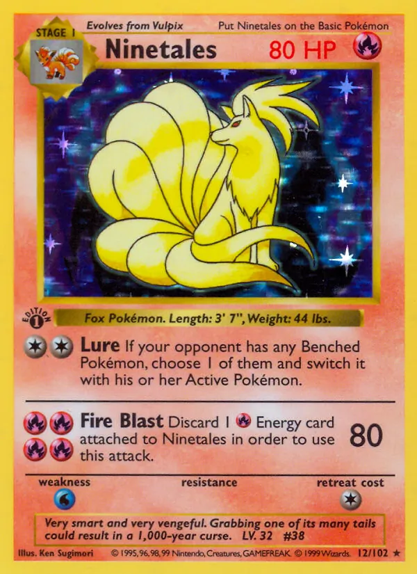 Ninetales — Coleção Básica 12