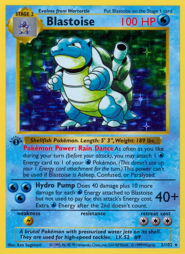 Blastoise — Coleção Básica 2
