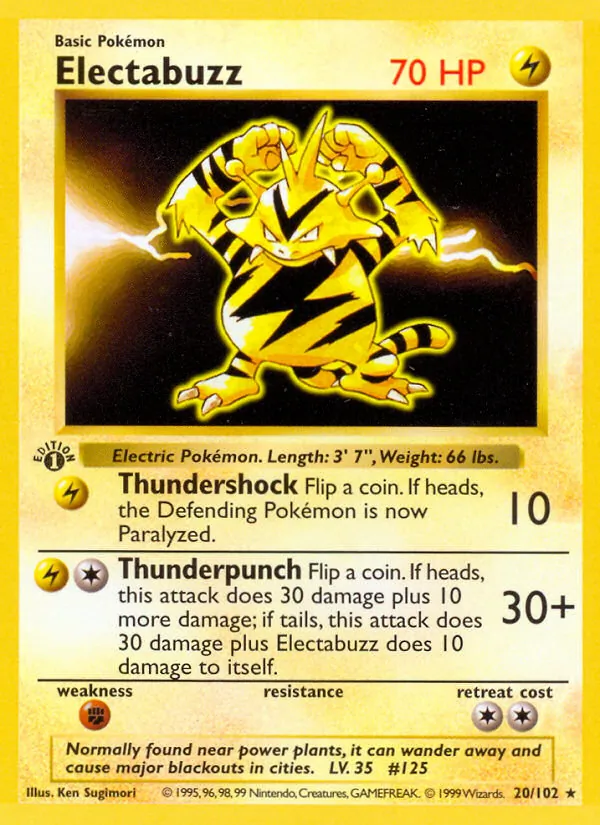 Electabuzz — Coleção Básica 20