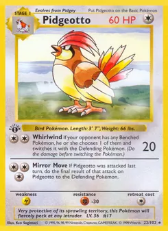 Pidgeotto — Coleção Básica 22