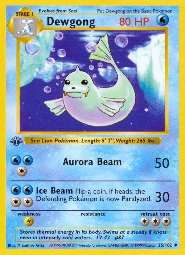 Dewgong — Coleção Básica 25