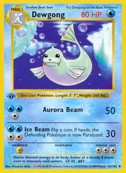 Dewgong — Coleção Básica 25