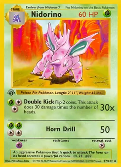 Nidorino — Coleção Básica 37