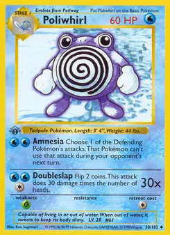 Poliwhirl — Coleção Básica 38