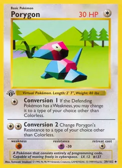 Porygon — Coleção Básica 39