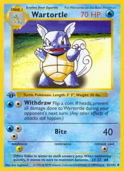 Wartortle — Coleção Básica 42
